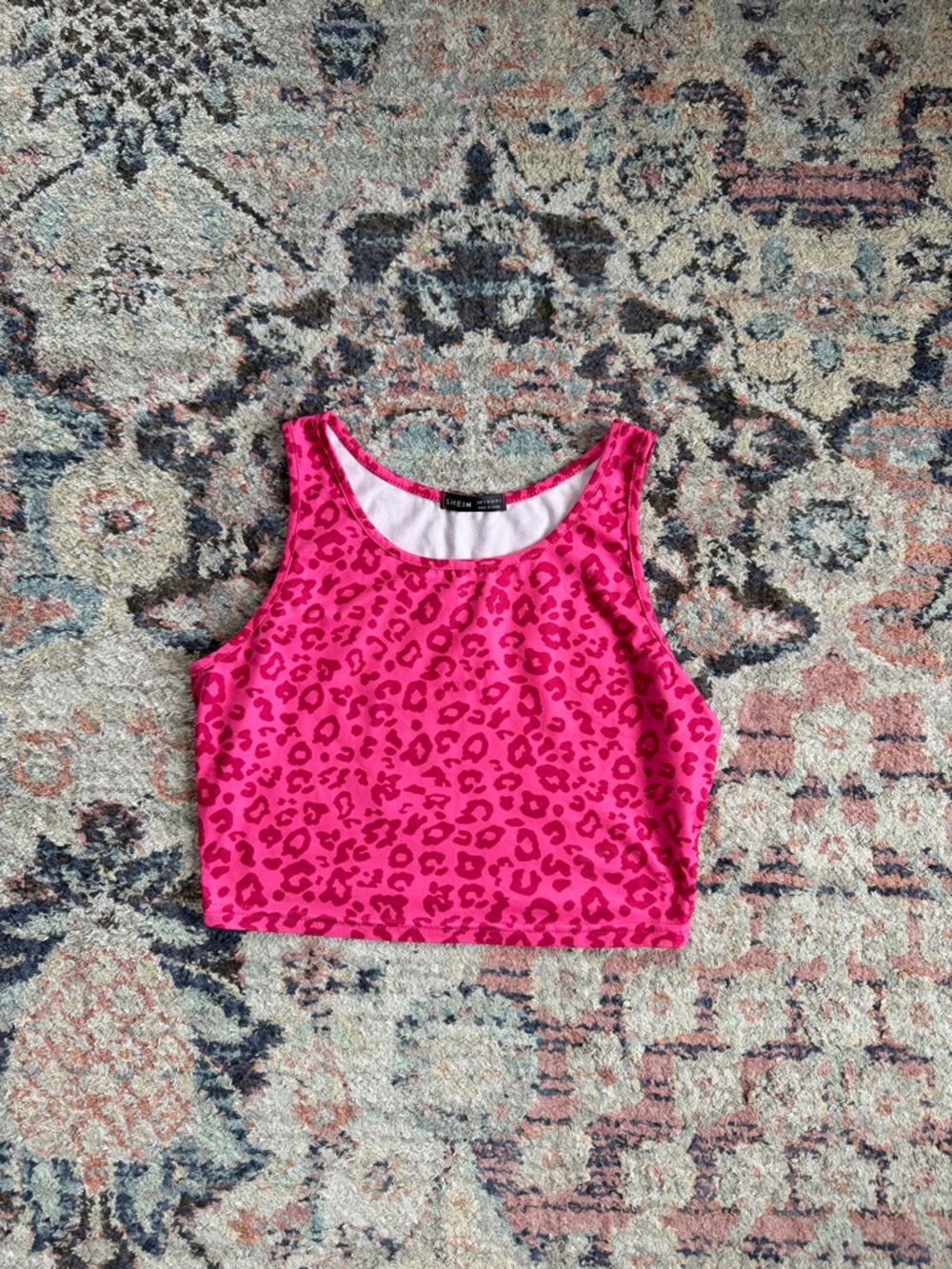 Cheetah Print Tank Top